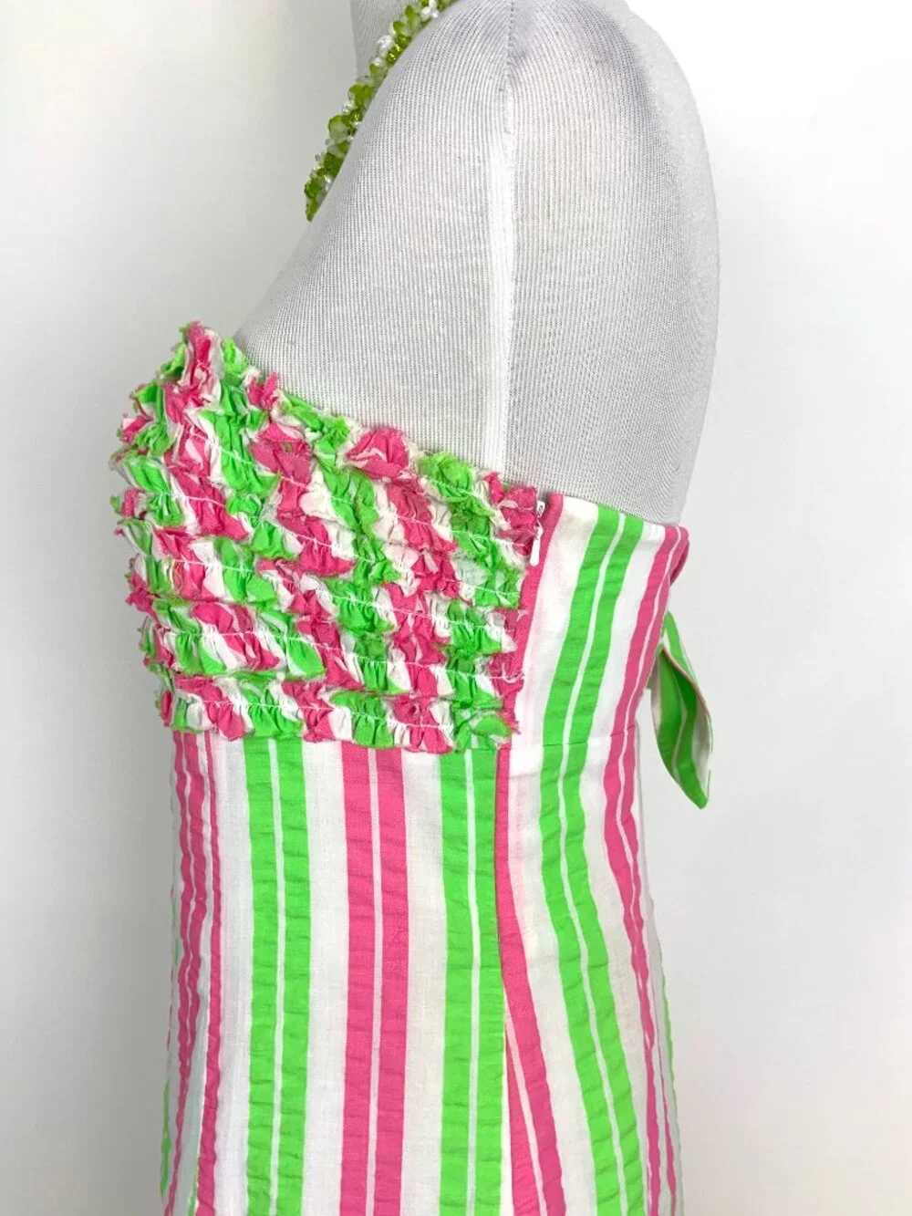 Lilly Pulitzer Franco Cotton Strapless Mini Dress Summer Vacation Sz 8 - Picture 4 of 16